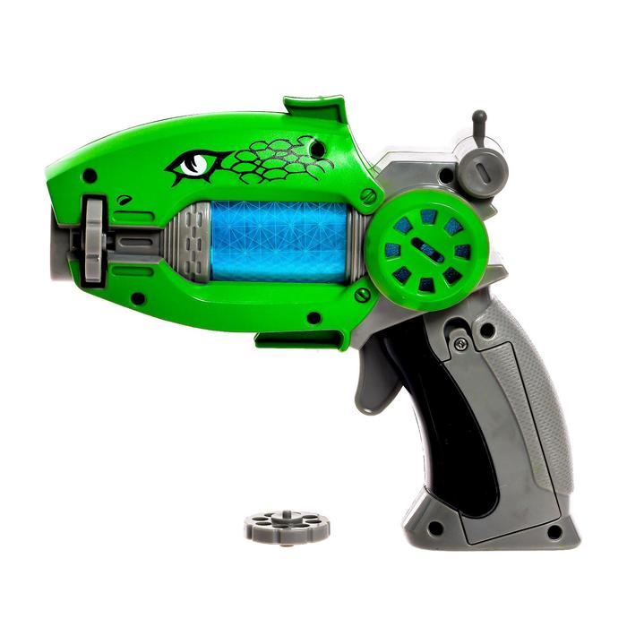 ZABIAKA Пистолет-проектор Супер Бластер Динозавры свет, звук SL-01316A   3243646 (Вид 3)
