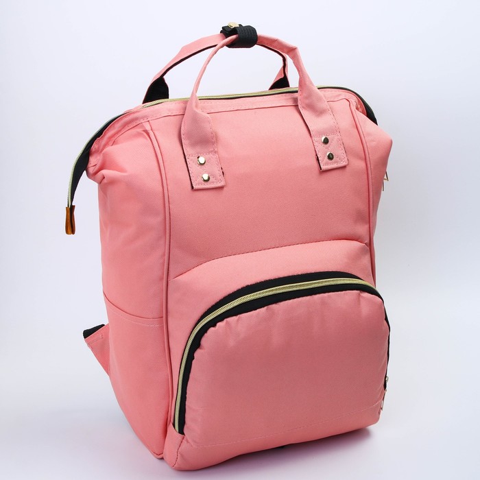Сумка-рюкзак для хранения вещей малыша, цвет розовый 4301109 (Вид 1)