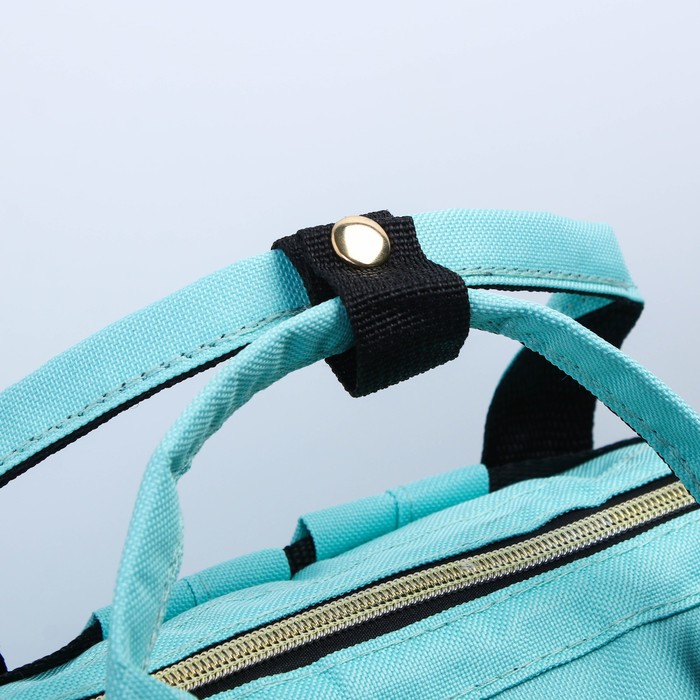 Сумка-рюкзак для хранения вещей малыша, цвет бирюзовый 4301111 (Вид 3)