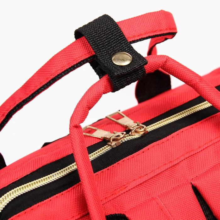 Сумка-рюкзак для хранения вещей малыша, цвет красный 6974482 (Вид 5)