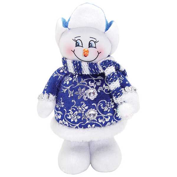 Кукла Снеговик 20 см, син. (Вид 1)