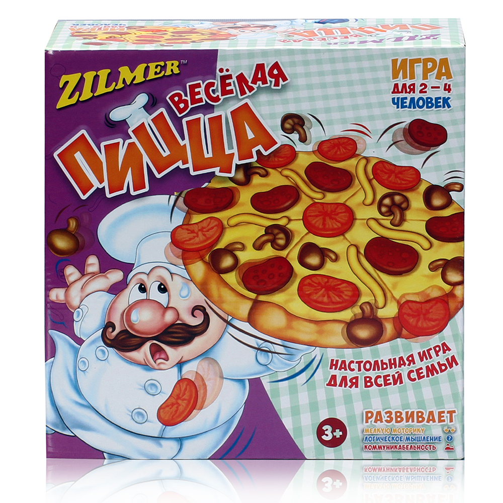 Настольная игра для детей и всей семьи Zilmer Весёлая пицца (10702070/240818/0122868/1, КИТАЙ)