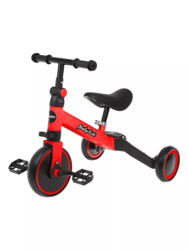 Беговел-велосипед трансформер 2 в 1 Moby Kids SuperJoy, красный (Вид 2)