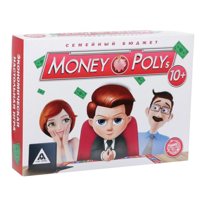 Экономическая настольная игра Money Polys. Семейный бюджет, 10+ 3635871 (Вид 2)