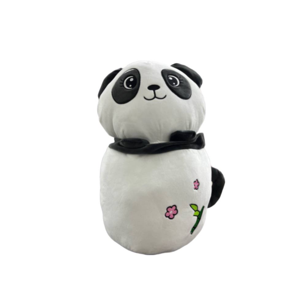 Мягкая игрушка Панда с пледом (Вид 1)