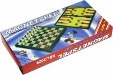 Шахматы, нарды, шашки магнитные пластиковые 3 в 1 (поле 24 см) P00075 М