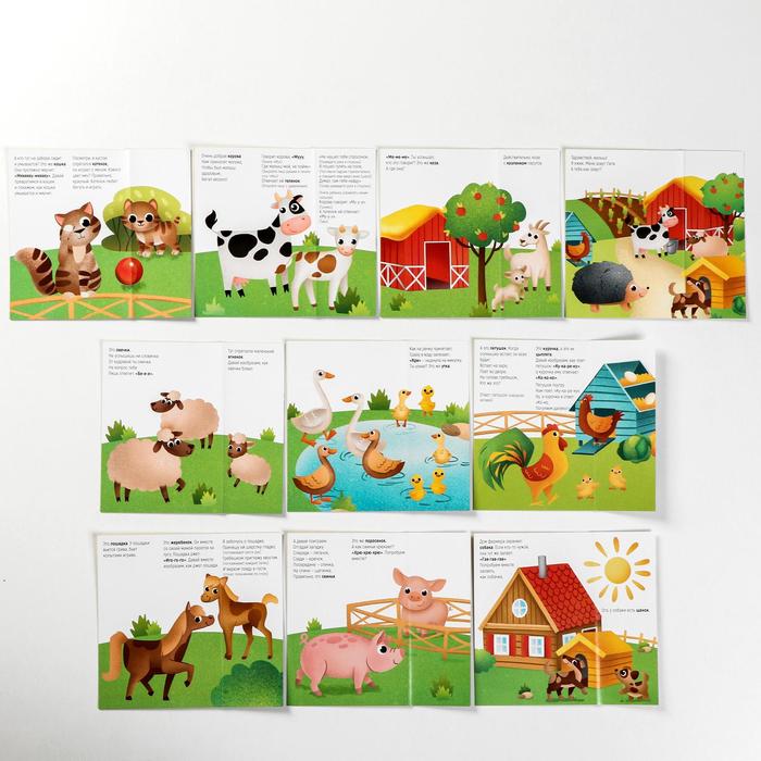 Серия обучающих карточек что происходит на ферме?, 1+, А5, 10 карт 5059398 (Вид 5)