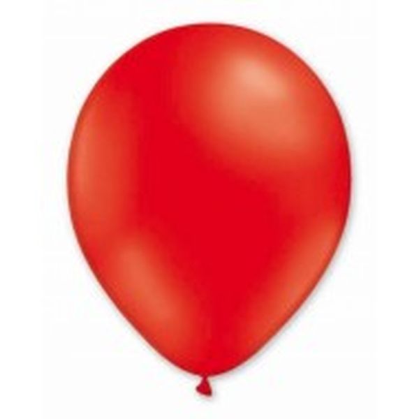 Воздушный шарик Пастель красный (100 шт.,диаметр 12 дюйм./30 см.) ШВ-6271