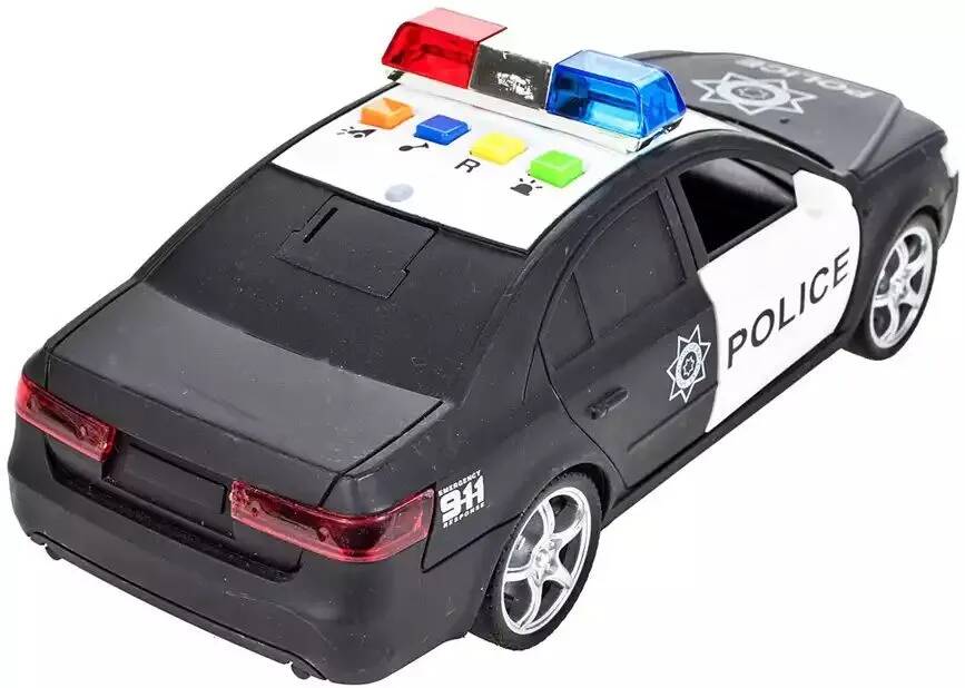 Машина музыкальная полиция со светом на батарейках.28*13*14 см.1/48.Арт.WY560 (Вид 4)