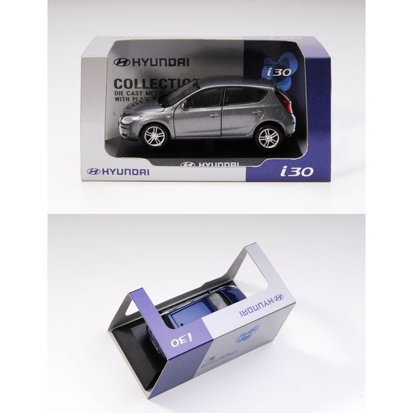 Модель пласт. бокс арт.PS-03 Hyundai i30-2012 1:38 (Вид 1)