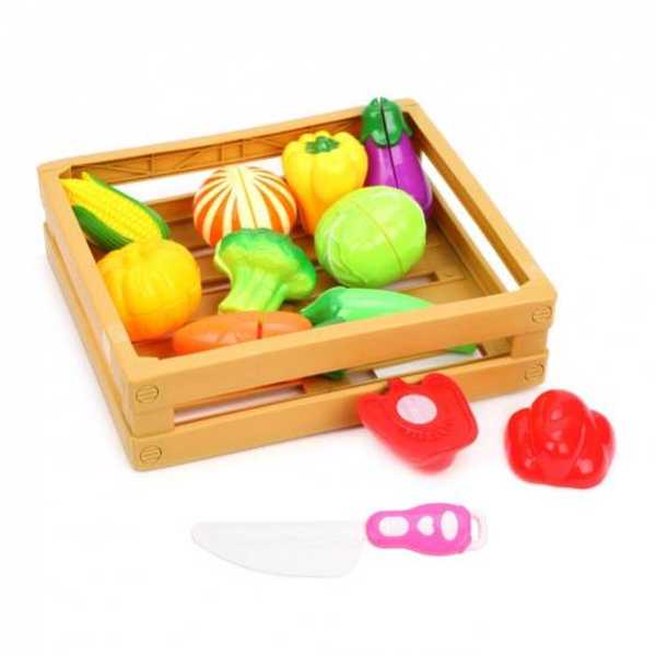 Набор продуктов для резки Овощи в коробочке, 21 предм. (Вид 1)