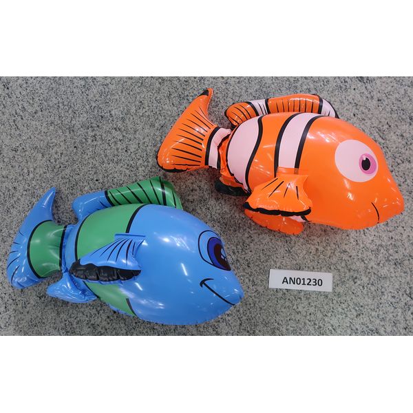 Игрушка надувная для плавания (38х25см) Рыбка, 2 цвета Арт. AN01230