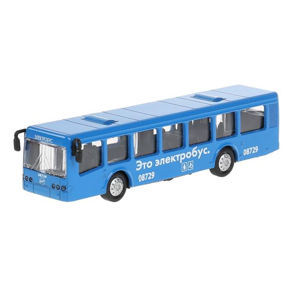 Машина металл электробус лиаз-5292 рейсовый 16,5см, инерц., откр. двери в кор. Технопарк в кор2*24шт (Вид 1)