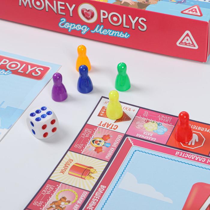 Экономическая игра для девочек Money Polys. Город мечты, 5+ 1461723 (Вид 4)