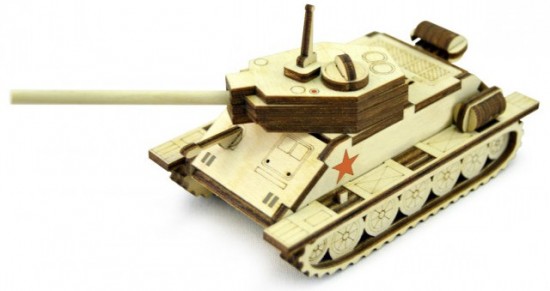 Дер. констр-р 3D Танчик Т-34 Т-34М