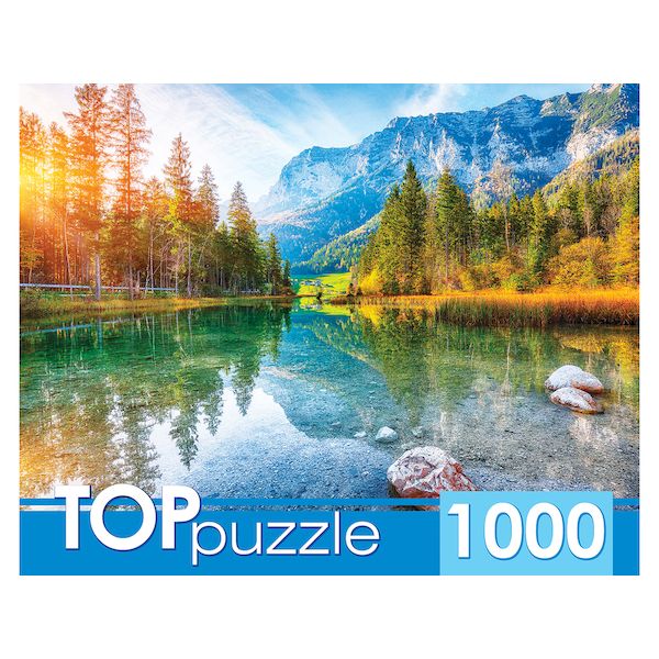 TOPpuzzle. ПАЗЛЫ 1000 элементов. ГИТП1000-2150 Германия. Озеро Хинтерзее (Вид 1)