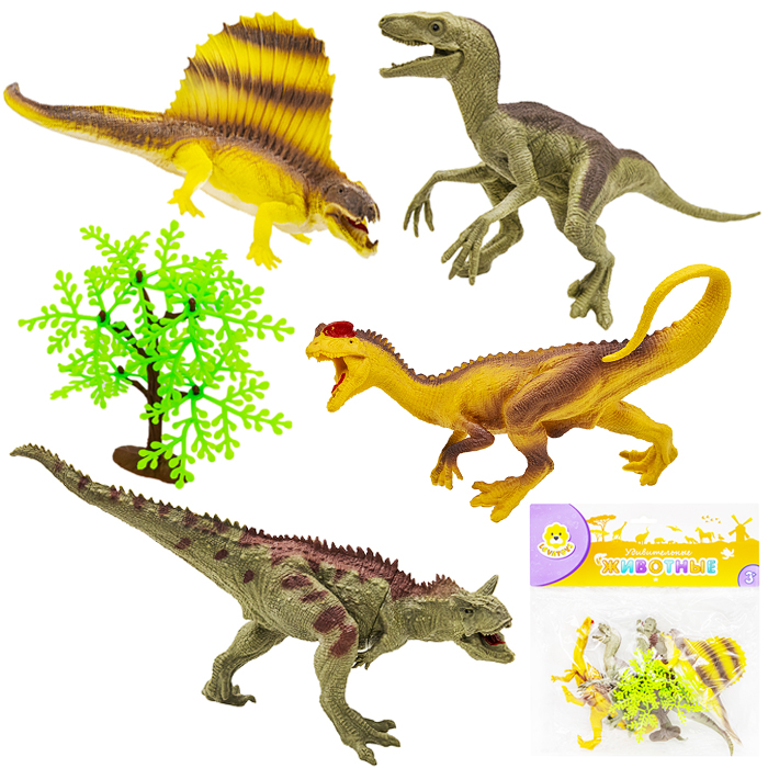 Набор животных Levatoys YSK142S Динозавры в пак. (Вид 1)