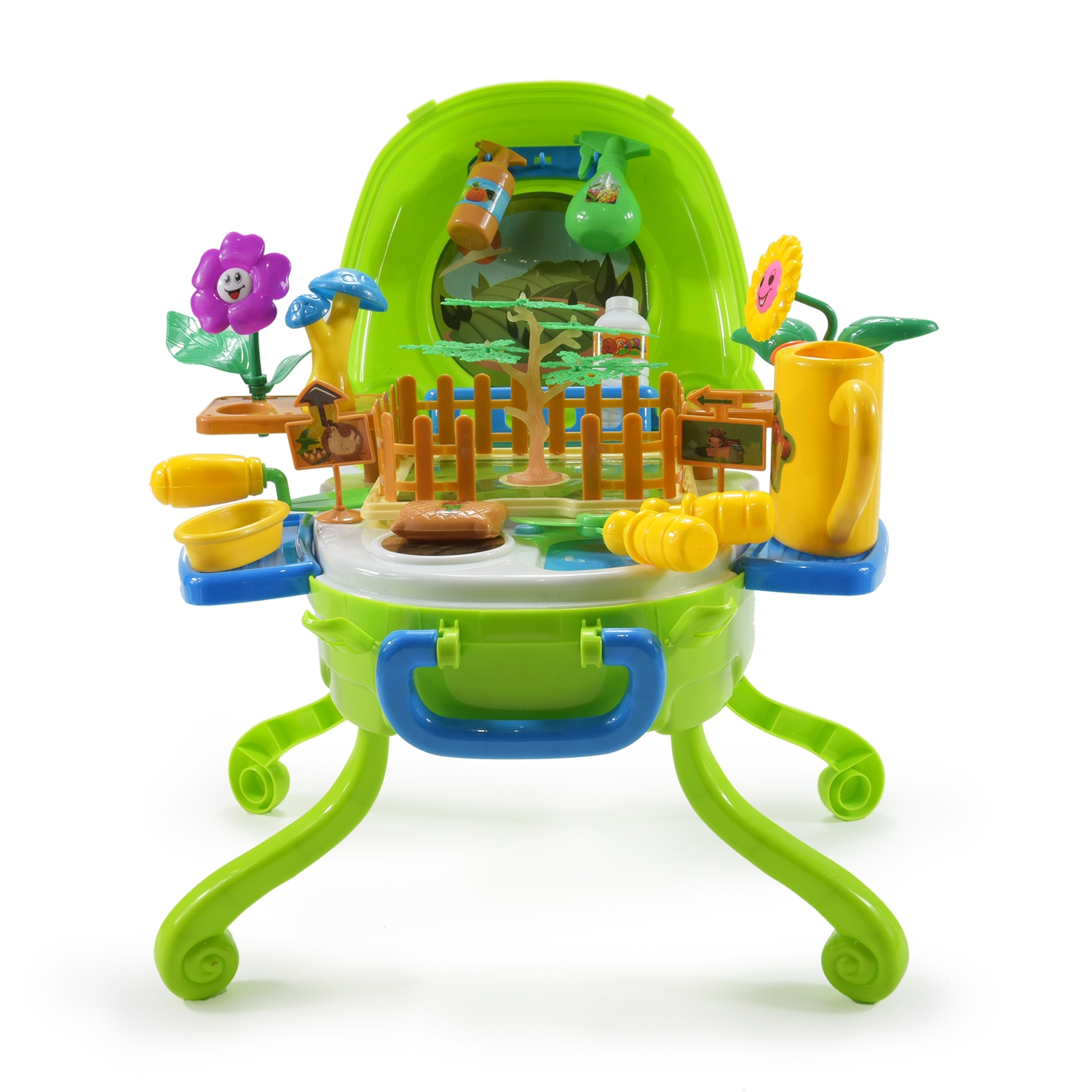 Игровой набор Liang Liang Toys Маленький садовник (40 см, сборный, аксесс., свет, звук, в чемодан.