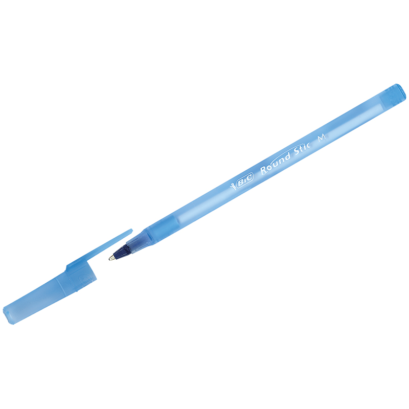 Ручка шариковая Bic Round Stic синяя, 1,0мм, штрих-код
