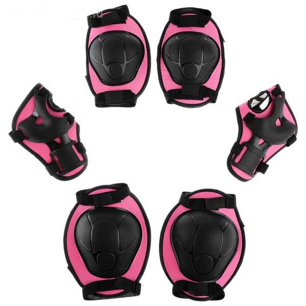 Защита роликовая OT-2015, цвет розовый 134223   