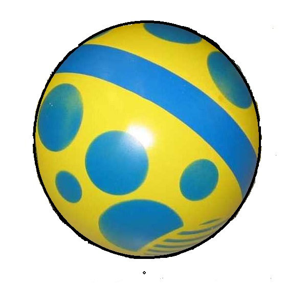 Мяч 200мм. с трафаретом (33ЛПЦ)