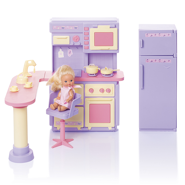 Кухня Маленькая принцесса  (нежно-сиреневая)  (Вид 1)