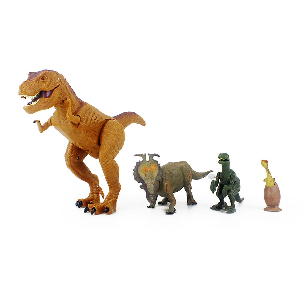 Набор динозавров Mioshi Active Хищник на охоте: Тираннозавр (4 шт., подвиж., звук, свет) (Вид 1)
