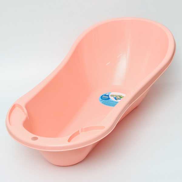 Ванна детская с с клапаном для слива светло-розовый 431301333