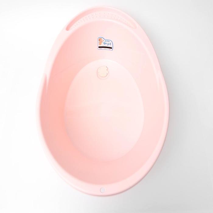 Детская ванночка START с термометром и сливом, 35 л., цвет розовый пастельный 5131338 (Вид 4)