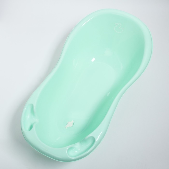 Ванна детская Уточка со сливом 102см (light green-салатовый)