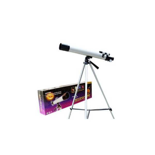 Набор Юный астроном, алюм., телескоп, серебрист. (Вид 1)