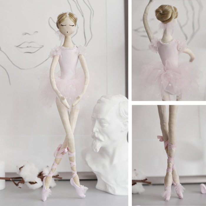 Интерьерная кукла балерина Ариадна, набор для шитья 21 × 0,5 × 29,7 см     6980987