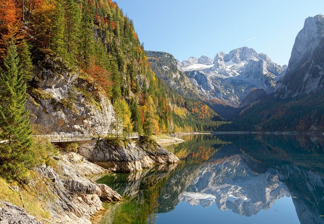 Пазлы 1500 Озеро Гозау, Австрия (Вид 1)