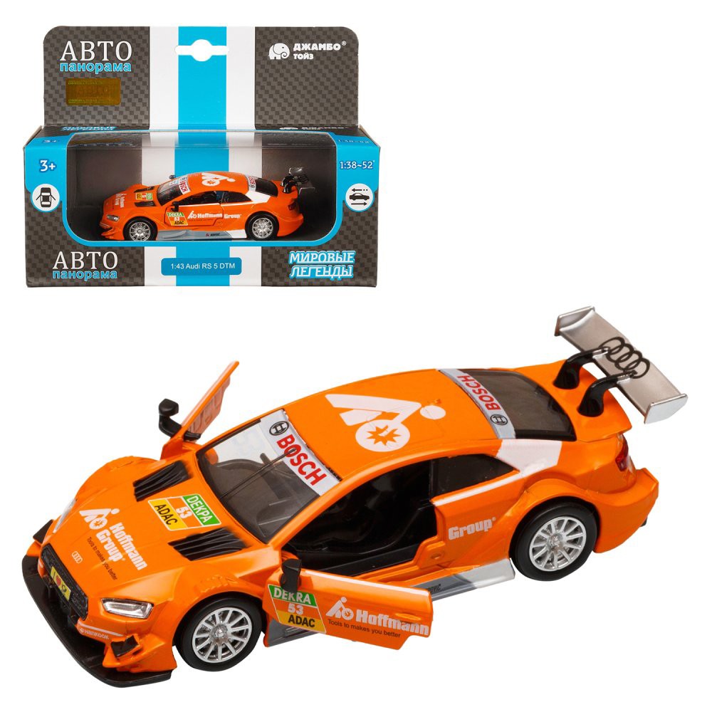Модель 1:43 Audi RS 5 DTM, оранжевый 1251215JB Автопанорама (Вид 1)