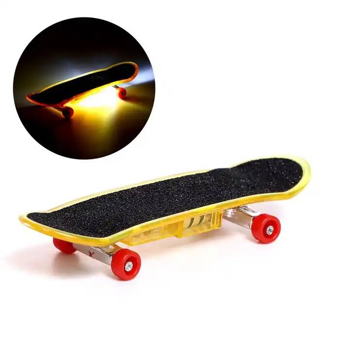 Пальчиковый скейт Тони, со световыми эффектами, микс 4382427   5479108