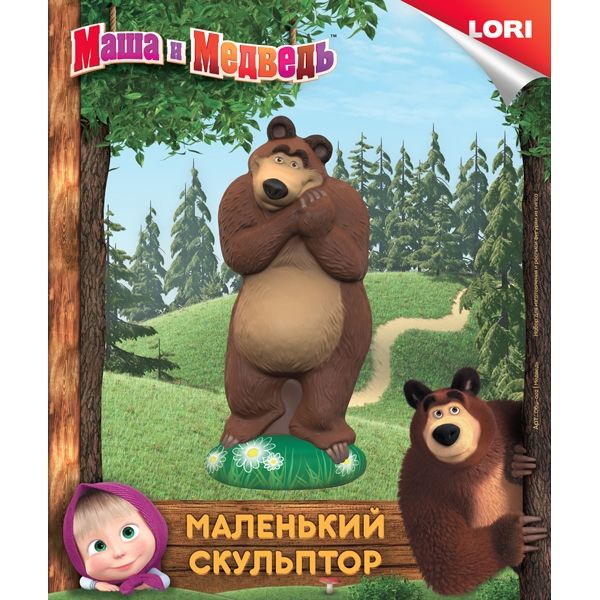 Обш-002 Маленький скульптор МАША И МЕДВЕДЬ Медведь