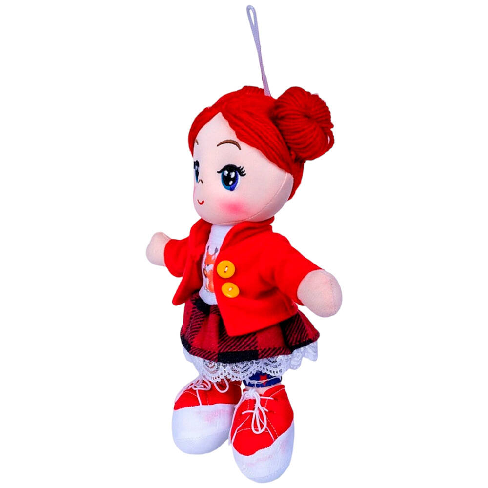 Кукла Oly 26 см Агата красные волосы мягк. ВВ5514 (Вид 2)