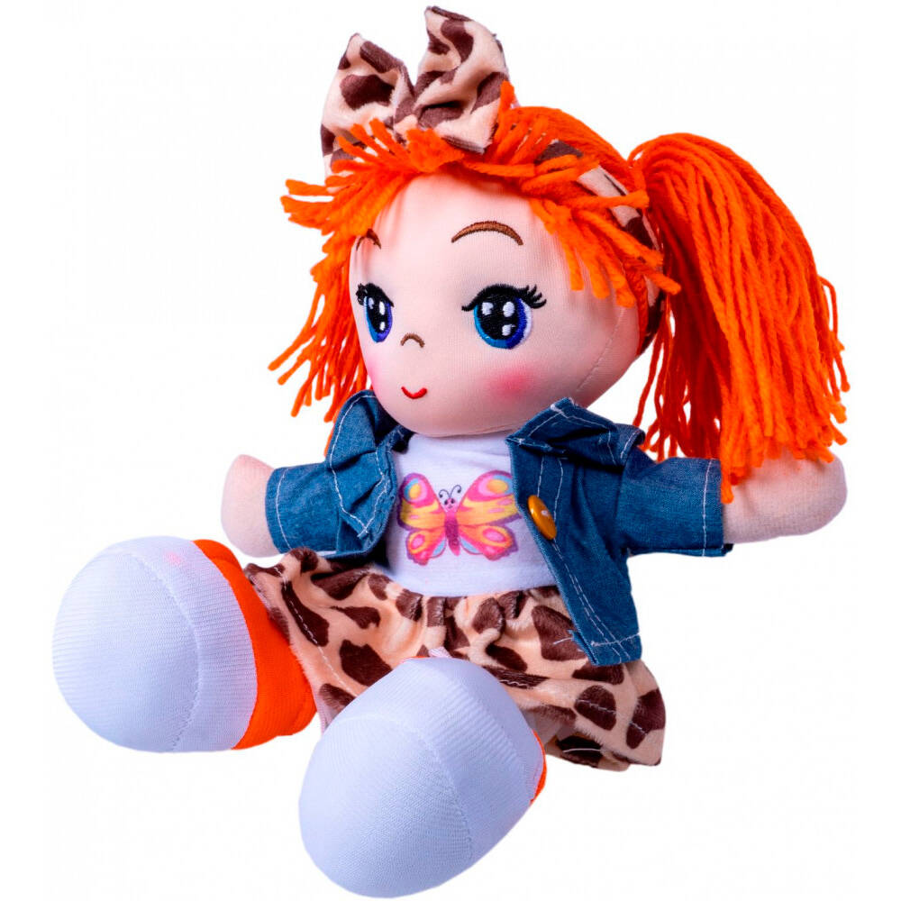 Кукла Oly 26 см Кира оранжевые волосы мягк. ВВ5515 (Вид 3)