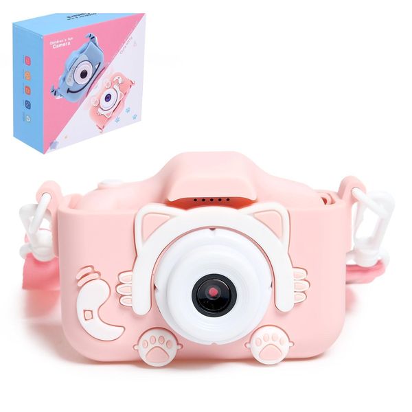 Детский фотоаппарат Супер фотограф, цвет розовый 5487952 (Вид 1)