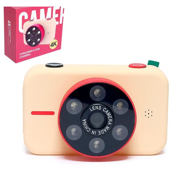 Детский фотоаппарат Профи камера, цвета бежевый 5984432 (Вид 1)