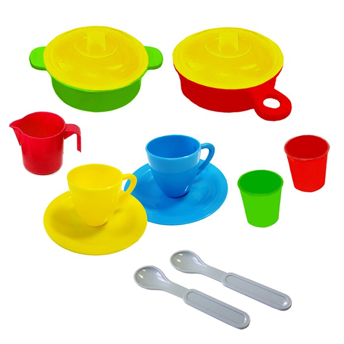 Набор посуды НП03 13 предметов Green Plast (Вид 1)
