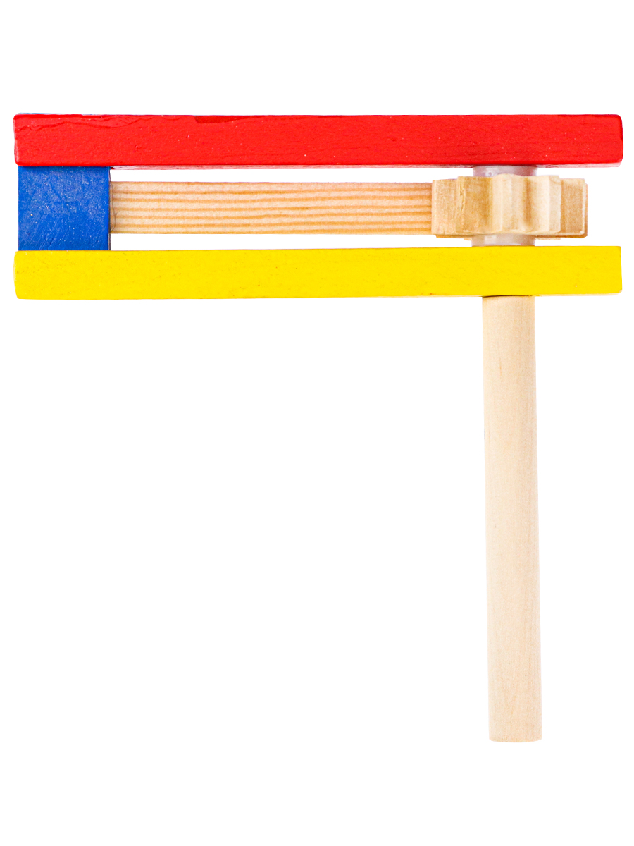 Деревянная игрушка. Трещотка 11 см (в пакете) (Арт. AN02190) (Вид 1)