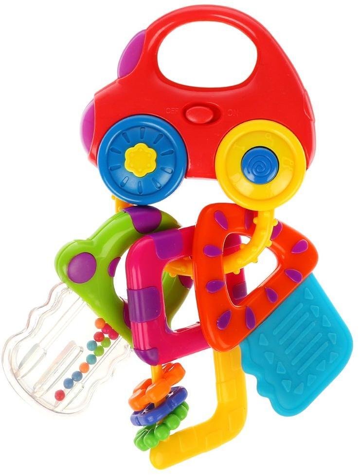 Музыкальная игрушка Машинка с ключиками со светом и прорезывателями