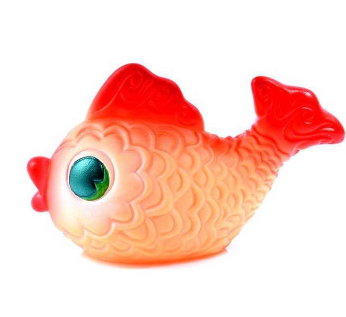 Игрушка ПВХ Золотая рыбка (Огонек)