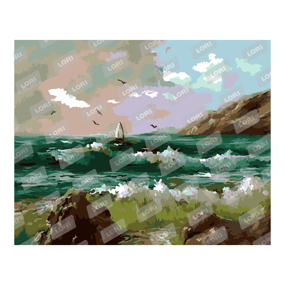 Кпн-201 Картина по номерам Море