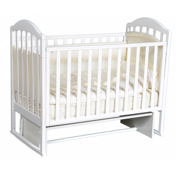 Кровать детская Анита (3) а/с, универсальный маятник поперечного и продольного качания (белый)