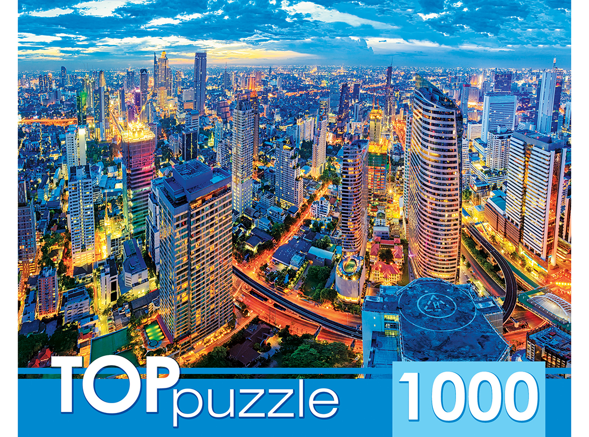 TOPpuzzle. ПАЗЛЫ 1000 элементов. ГИТП1000-2154 Таиланд. Бангкок