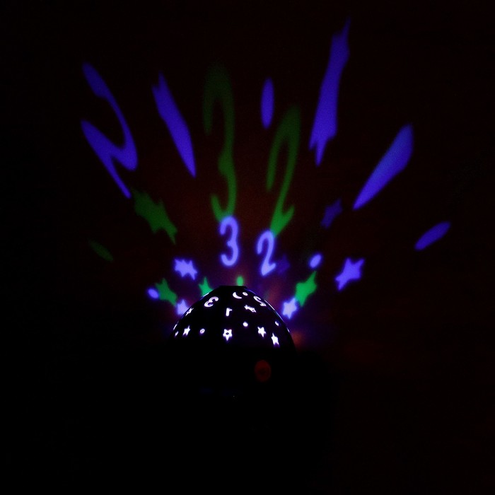 ZABIAKA Музыкальный ночник проектор Звездное небо свет, звук SL-02855   4431545 (Вид 2)