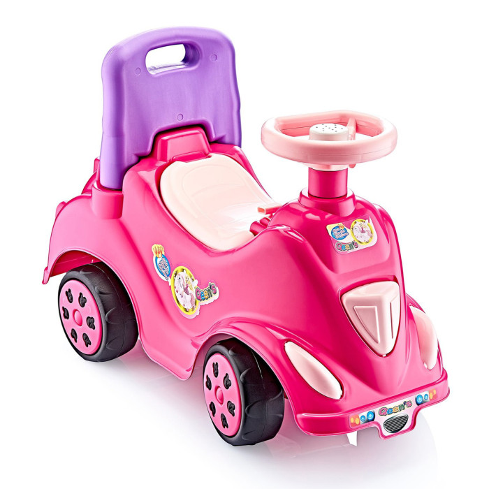 Игрушка Машина-каталка Cool Riders принцесса, с клаксоном, розов.