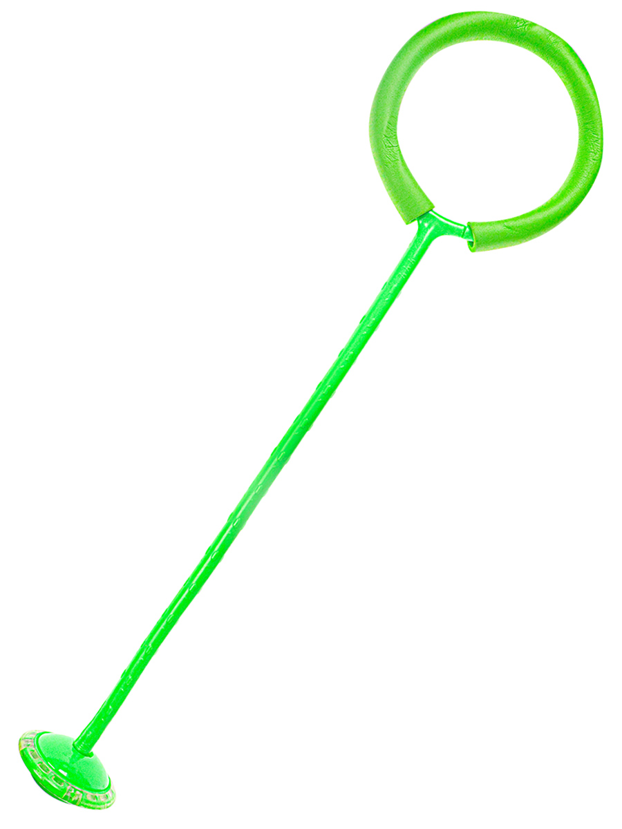 Нейроскакалка-зеленая (63 см, свет) (Арт. 6191/зеленый), колесо свет